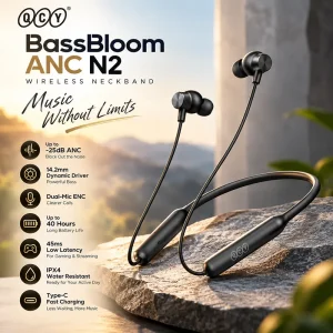 QCY BassBloom ANC N2 Neckband Price in Bangladesh