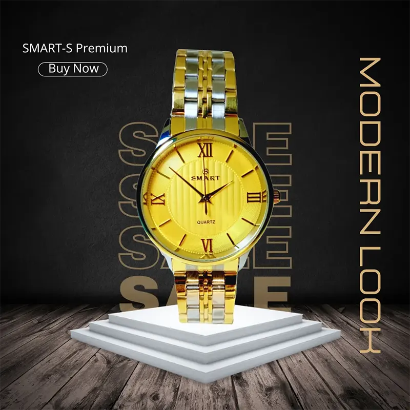 SMART-S JAPAN Wristwatch - Golden